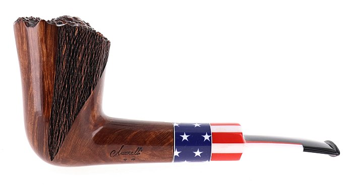Pipa Amorelli ** 2 STELLE PATRIOT PENNA DI SAN MICHELE shape chimney dublin semicurva