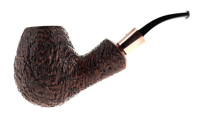 Pipa Caminetto EVENT 2015 rusticata marrone shape ovetto bent egg