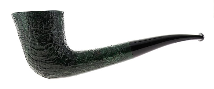 Pipa Caminetto 06.37 sabbiata verde shape dublin semicurva