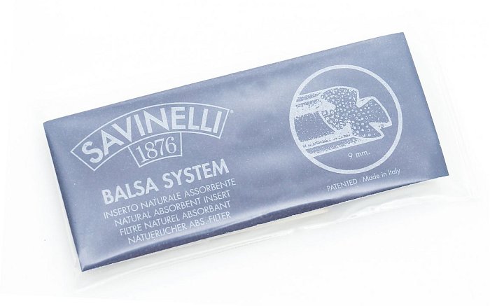 Savinelli - 15 Filtri in Balsa per Pipa da 9mm