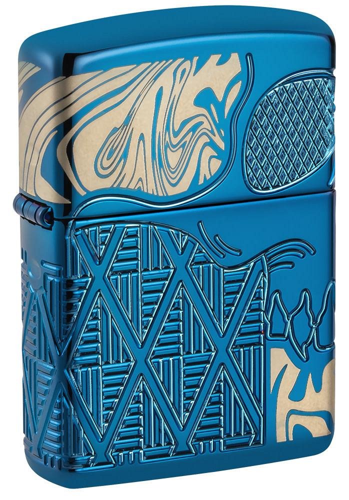 Zippo -  Armor MultiCut High Polish PVD Skull