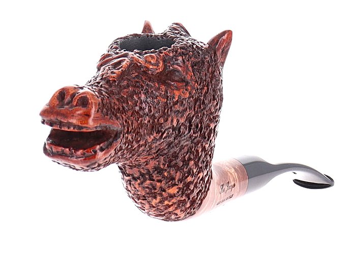 Pipe Ser Jacopo dalla Gemma UNIGENA CAVALLO rusticata marrone