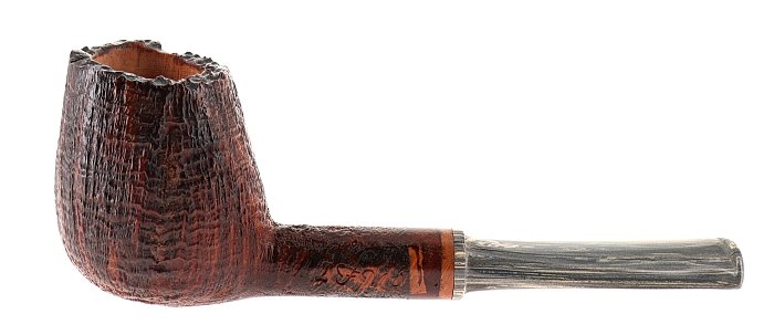 Pipa In Fumo Veritas MORELLINO sabbiata marrone shape billiard barktop