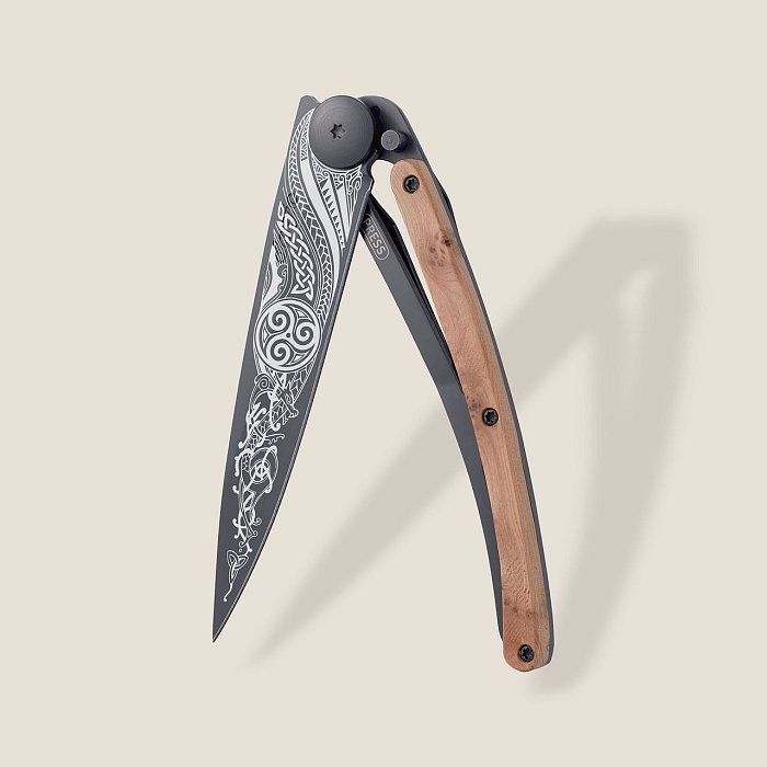 Deejo - Coltello 37G Celte - Legno di Ginepro