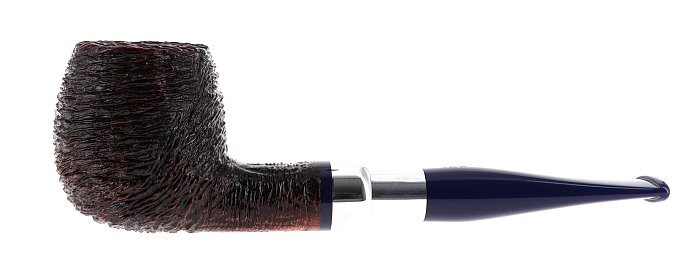 Pipa Savinelli Eleganza 207 marrone scura rusticata shape apple - Filtro 6mm