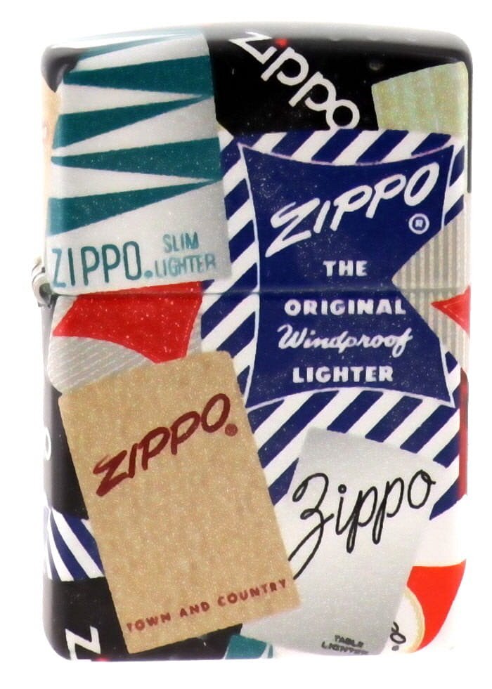 Zippo - 540 Color -  Box Tops Design 1