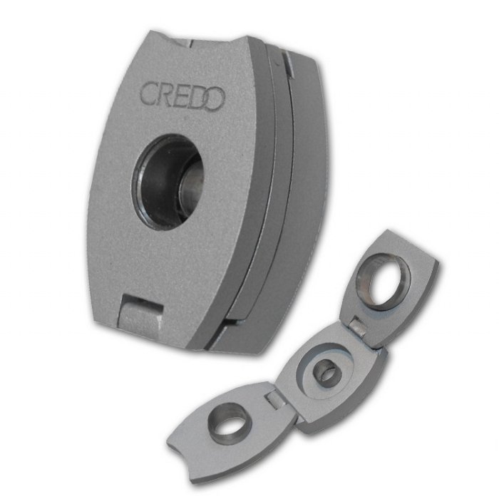 Lubinski - Buca Sigari - 3 in 1 CREDO Oval Alluminio
