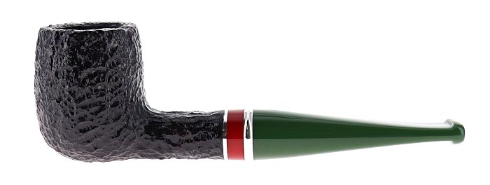 Pipa SAVINELLI St. Nicholas 2025 106 rusticata shape billiard - FIltro 6mm - Edizione Limitata