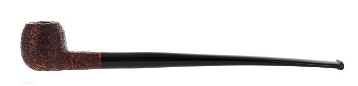 Pipa Savinelli Churchwarden 202, Rusticata  Brownblast, shape Apple dritta, filtro 3mm