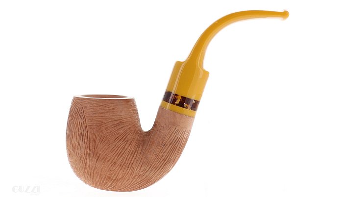 Pipa Savinelli Ghibli 614 rusticata naturale shape hungarian oom paul filtro 9mm