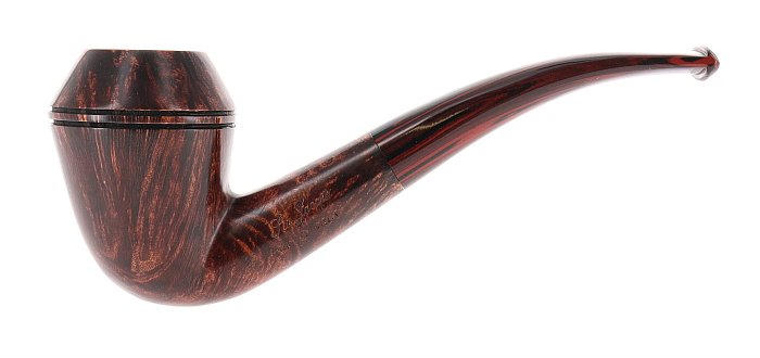 Pipa Ser Jacopo dalla Gemma L1 A liscia marrone shape bent bulldog