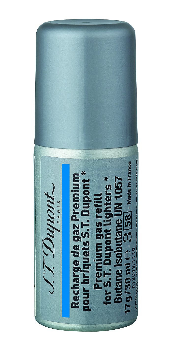S.T. Dupont - Bomboletta GAS Butano 30ml - BLU (Multi Ricarica)