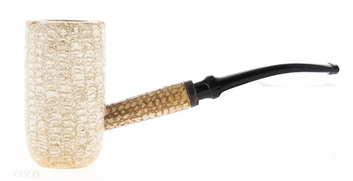 Meerschaum Corn Cob - Pipa in Pannocchia "GENERAL" Curva