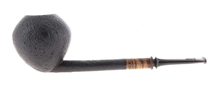 Pipa Piero Vitale ** 2 STELLE sabbiata scura shape freehand pencil