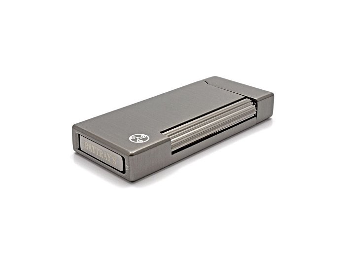 Rattray's - Accendino per Pipa GRAND GUN a Pietrina - Satin Grey