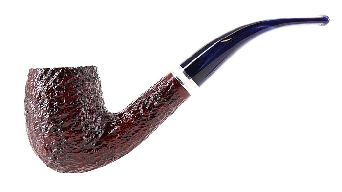 Pipa SAVINELLI ST. NICHOLAS 2023 606 KS rusticata shape bent billiard 9mm Edizione Limitata