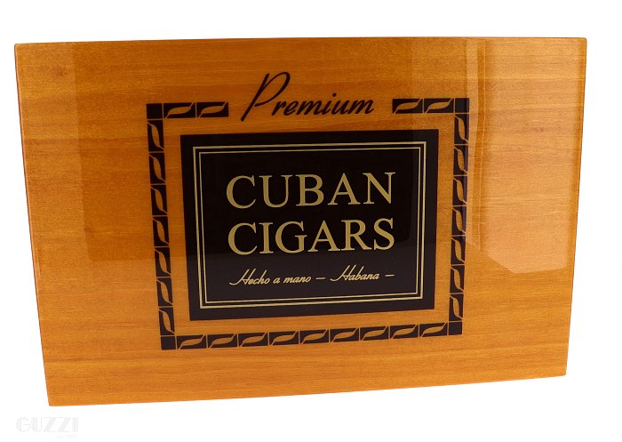 Gentili - Humidor Scatola Umidificata PREMIUM CUBAN per 30 Sigari o Toscani