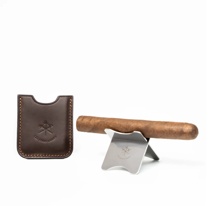 Les Fines Lames - Stand Sigari -  CIGAR STAND - Marrone