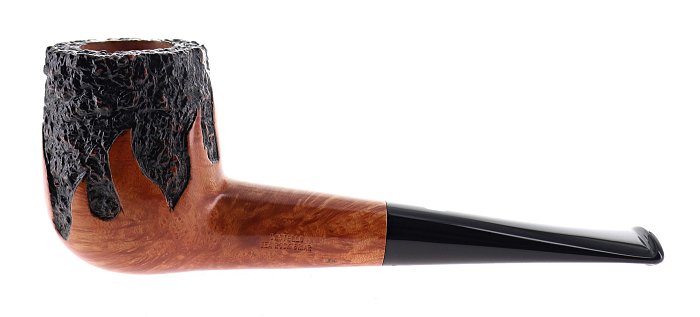 Pipa Castello 100° ANNIVERSARIO TABACCHERIA GUZZI Fiamme rusticata shape stand up billiard Edizione Limitata Numerata N° 4/29