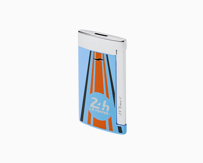 ST Dupont - Linea 7 - Slim Jet - 24H Le Mans - Limited Edition - Blu/Cromato