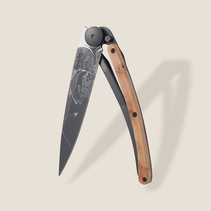 Deejo - Coltello 37G Truite - Legno di Ginepro
