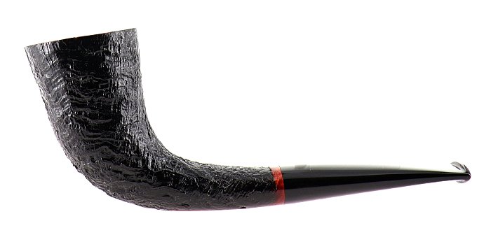 Pipa Franz Pipe sabbiata scura shape oliphant cornetta