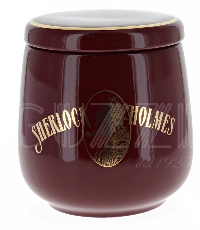 Lubinski - Vaso Porta Tabacco CLASSIC in Ceramica Bordò - Umidificato