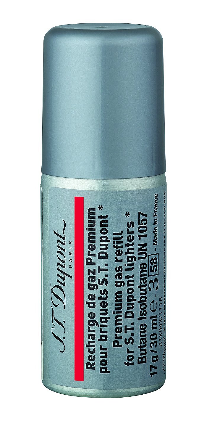 S.T. Dupont - Bomboletta GAS Butano 30ml - ROSSO (Multi Ricarica)