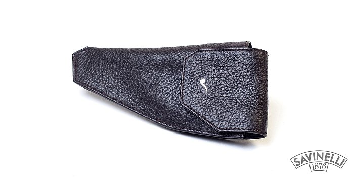 Savinelli - Busta a Fondina per Pipa e Accessori in Pelle MARRONE
