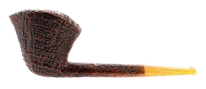 Pipa FIAMMA DI RE EPICA PLUS FIAMMATA sabbiata marrone shape magnum straight dublin barktop