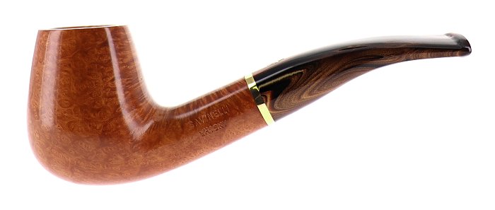 Pipa Savinelli Whisky 628 chiara liscia shape bent brandy filtro 9mm