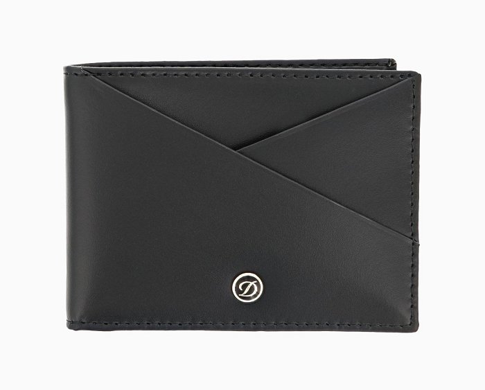 ST Dupont  -  Linea D - Portafoglio Pelle Nero