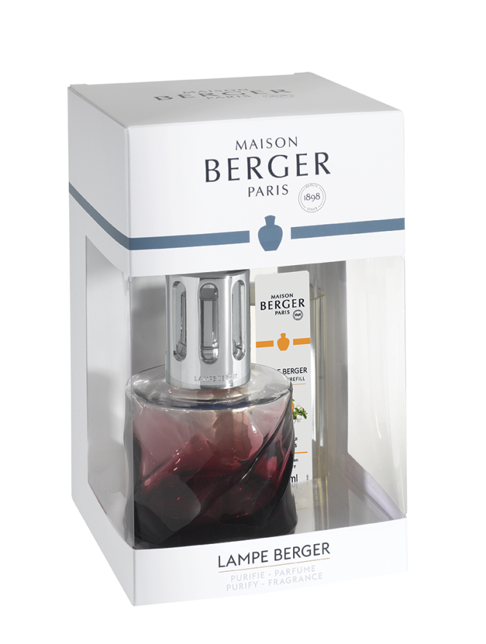 Lampe Berger - Cofanetto SPIRALE -  ROSSA + 250ml Bacche di Goji