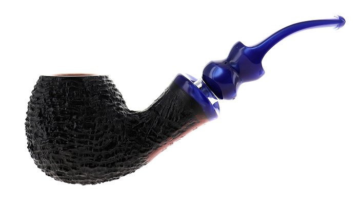 Pipa ARDOR URANO FANTASY sabbiata nera shape bent apple