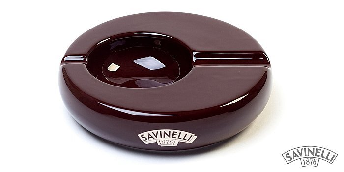 Savinelli - Posacenere da Sigaro Rotondo MARRONE