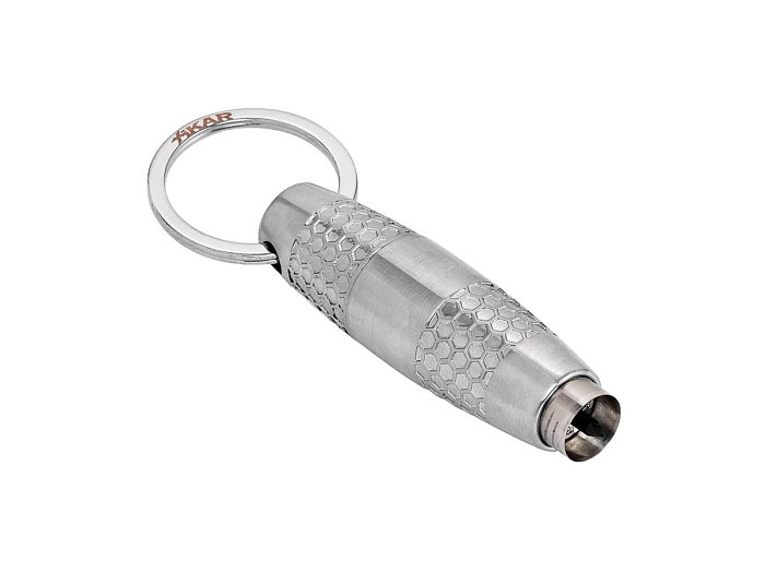 Rattray's - Buca Sigari BULLET 10mm Silver Satinato con PortaChiavi