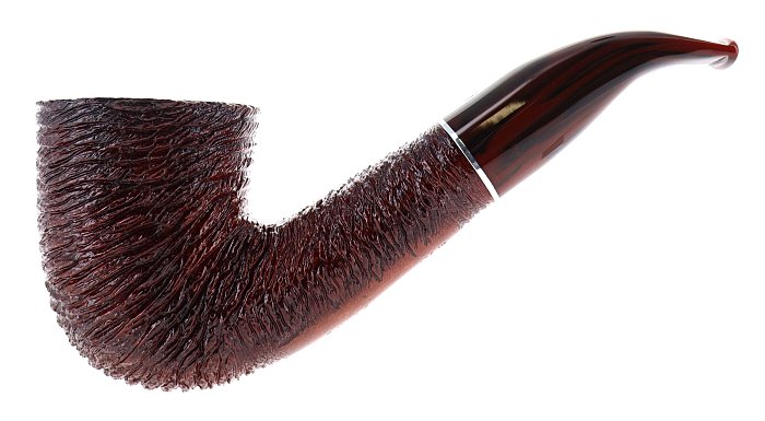 Pipa Savinelli - MEGA 611 EX rusticata shape chubby bent dublin filtro 6mm