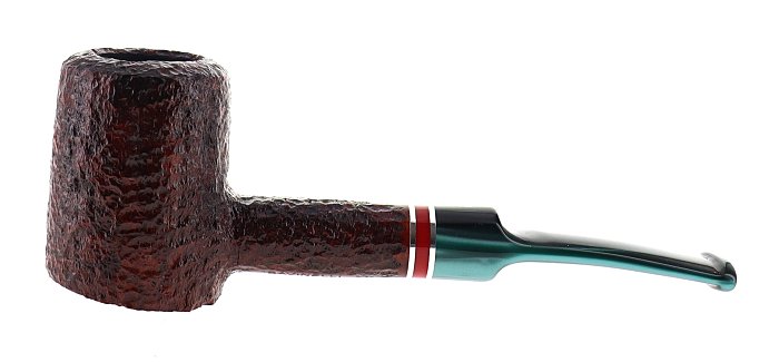 Pipa SAVINELLI St. Nicholas 2026 310 KS, rusticata shape Poker semicurva - FIltro 6mm - Edizione Limitata