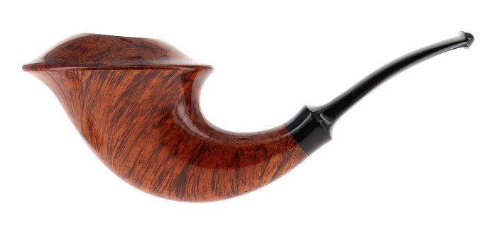 Pipa C-pipe GRUPPO 5 liscia marrone shape freehand