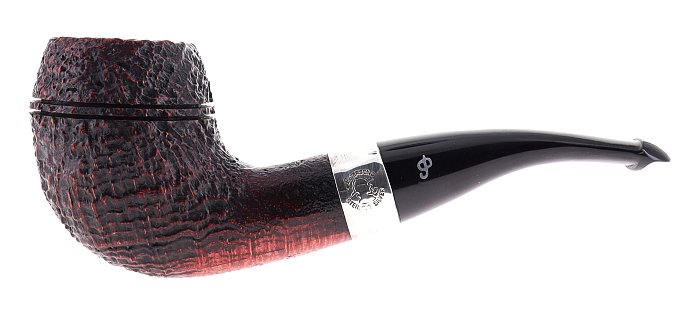 Pipa Peterson of Dublin SHERLOCK HOLMES DEERSTALKER sabbiata marrone shape rounded bulldog