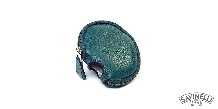 Savinelli - Astuccio per Fornello Pipa in Pelle VERDE