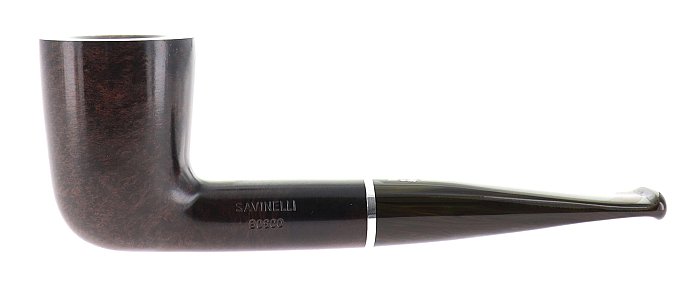 Pipa Savinelli Bosco 409 liscia, marrone scuro, shape Dublin dritta, filtro 6mm