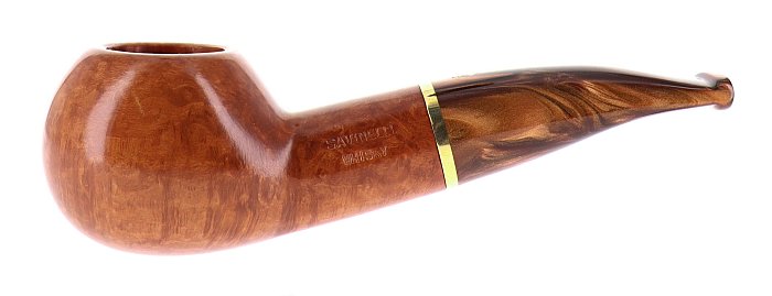 Pipa Savinelli Whisky 320 KS liscia marrone chiaro shape author filtro 9mm