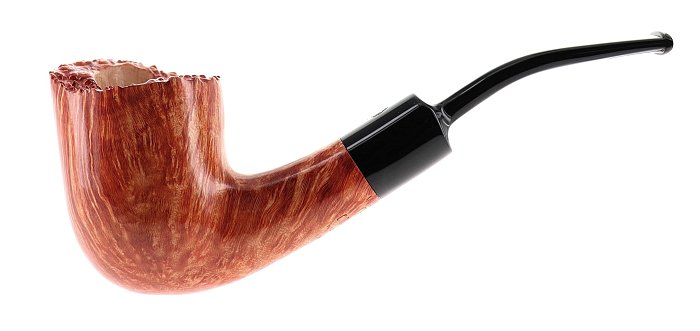 Pipa WINSLOW CROWN COLLECTOR liscia marrone shape half bent billiard barktop 9mm