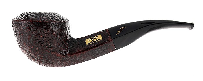 Pipa Savinelli COLLECTION 1993 sabbiata marrone shape half bent rhodesian 6mm