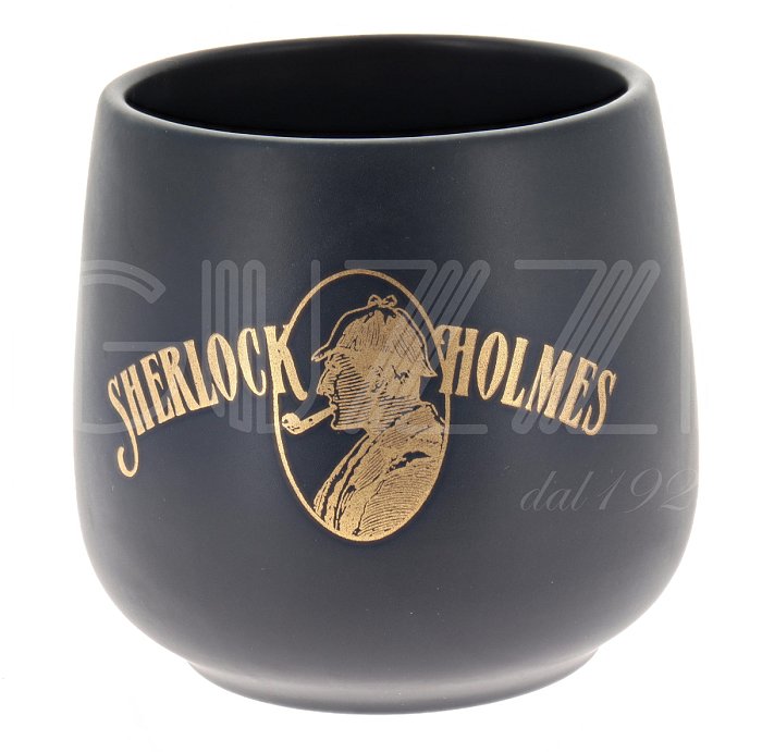 Lubinski - Vaso Porta Tabacco CLASSIC in Ceramica Blu - Umidificato