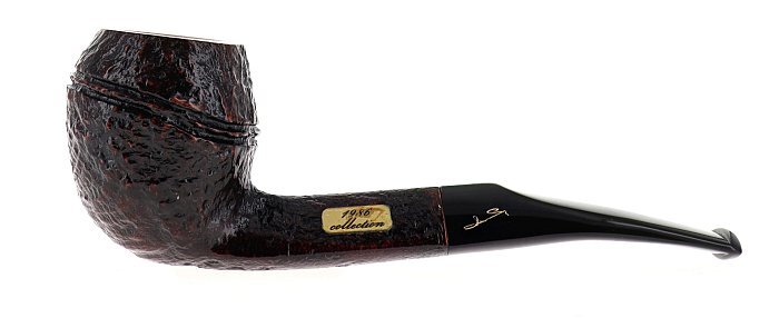 Pipa Savinelli COLLECTION 1986 sabbiata marrone shape bulldog semicurva 6mm