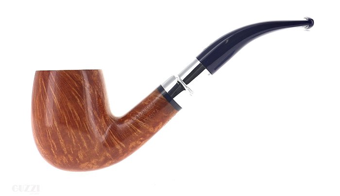Pipa Savinelli Eleganza 606 KS liscia naturale shape bent billiard