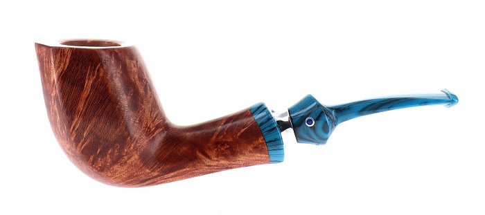 Pipa ARDOR GIOVE FANTASY liscia marrone shape freehand panel