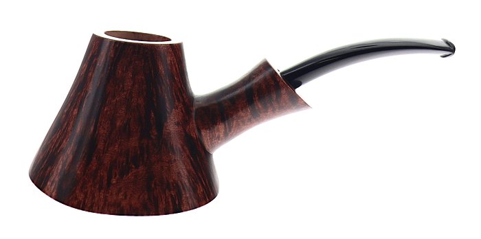 Pipa Sebastiano Risté liscia marrone shape stand up vulcano